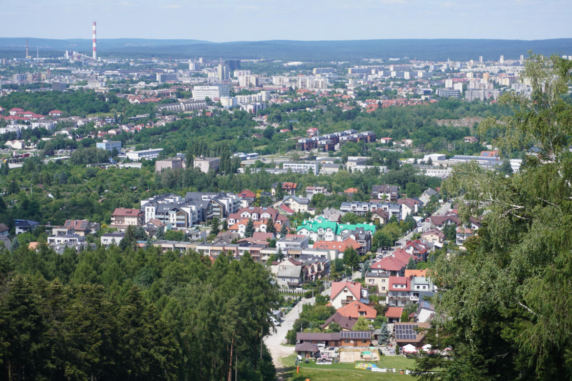 Piękna panorama Kielc z Telegrafu! 