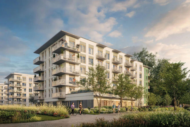 Wrocławskie osiedle mieszkaniowe Przy Parku Vita