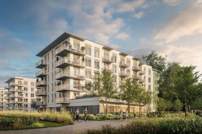 Wrocławskie osiedle mieszkaniowe Przy Parku Vita