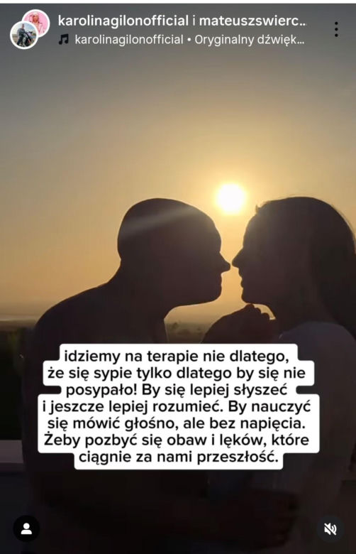 Kryzys w związku Karoliny Gilon? Prezenterka wraz z partnerem idzie na terapię dla par