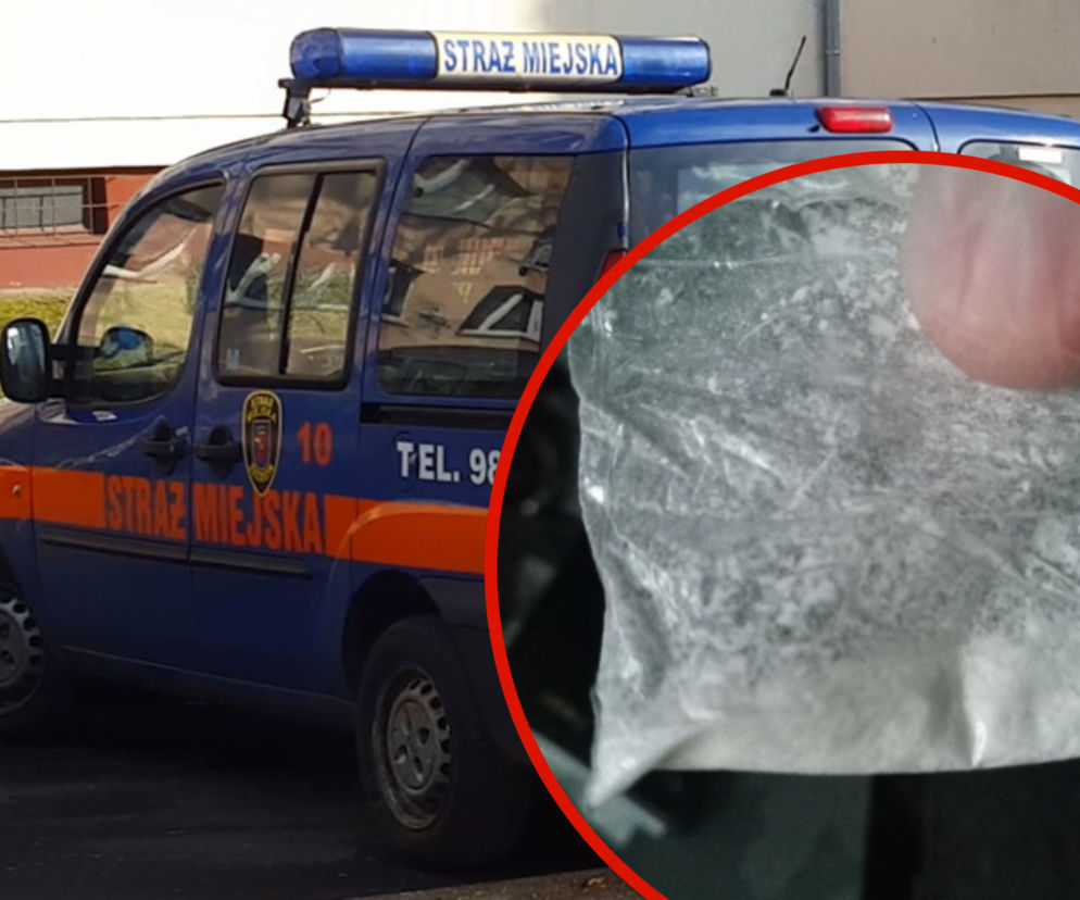 Szczecin: Na widok strażników miejskich, wyrzucił podejrzane zawiniątko. Później nagle stracił pamięć