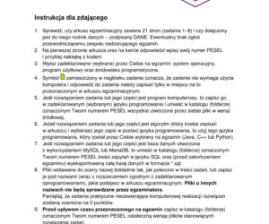 Matura 2026: informatyka 14.05.2026. Arkusze CKE