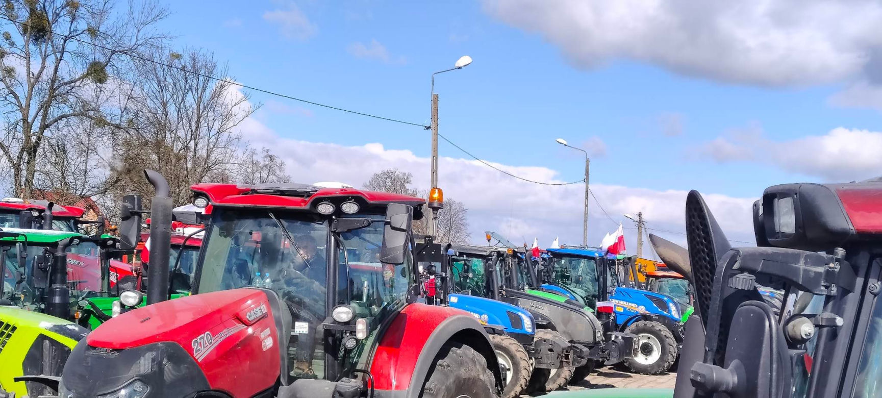 Ukrzyżowanie, bałwany i setki ciągników. Tak wyglądał protest rolniczy [ZDJĘCIA]