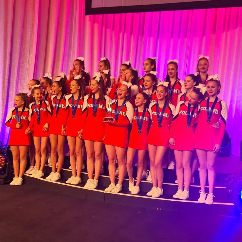 Zawodniczki z Olsztyna odniosły sukces na Mistrzostwach Świata Cheerleaders