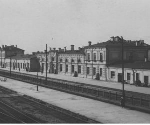 Dworzec kolejowy w Białymstoku w 1926 roku