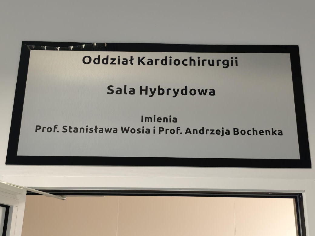 Szpital uhonorował wybitnych kardiochirurgów. Legendy skalpela otworzyły hybrydową salę operacyjną