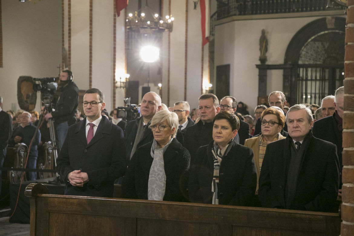 Msza święta w intencji tragicznie zmarłego prezydenta Gdańska Pawła Adamowicza