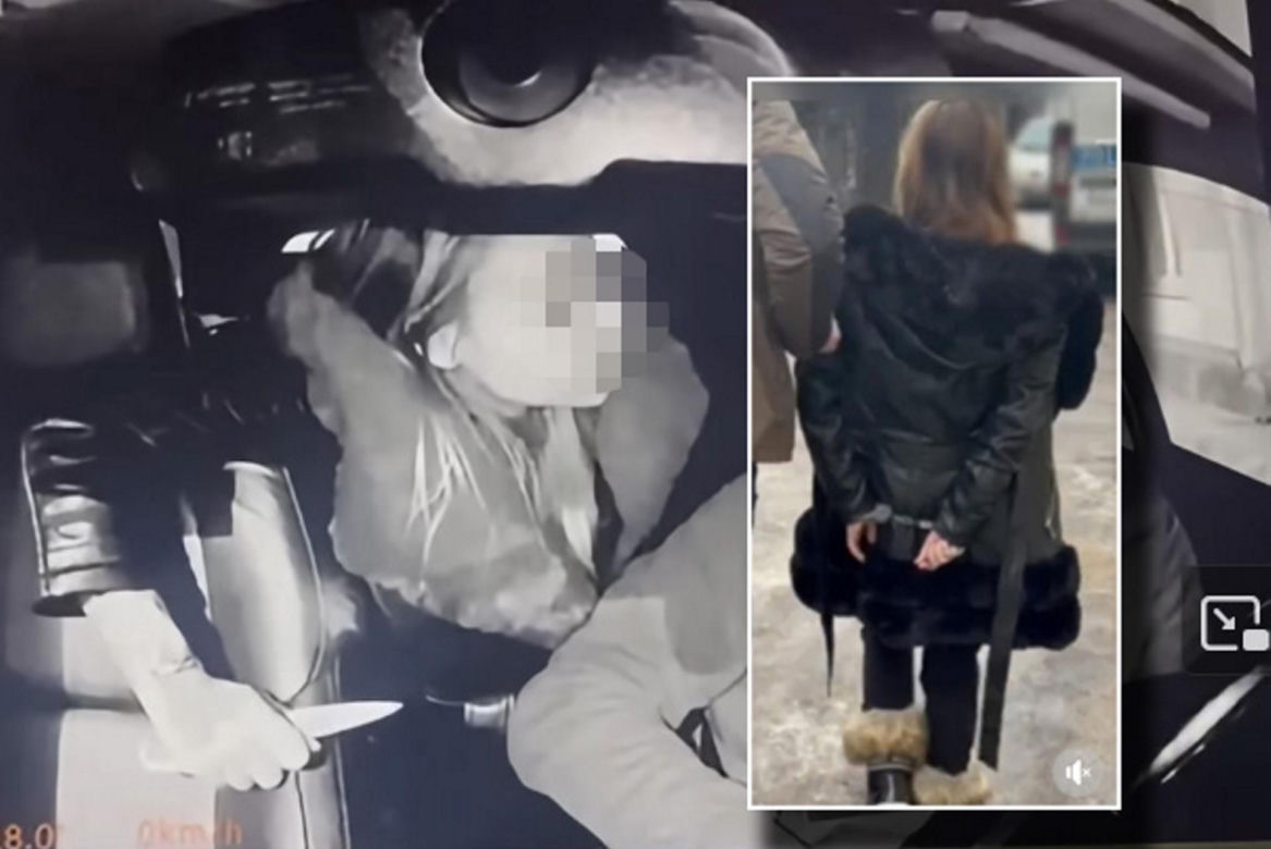 Nożowniczka groziła taksówkarzowi nożem. Szokujące sceny na łódzkim Widzewie