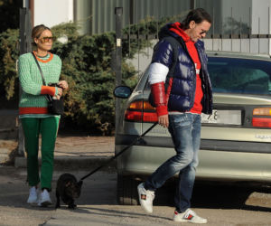 Rozenek odwiedziła pieska w szpitalu