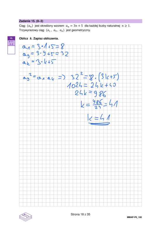Matura 2026: matematyka. Odpowiedzi z matematyki 5.05.2026