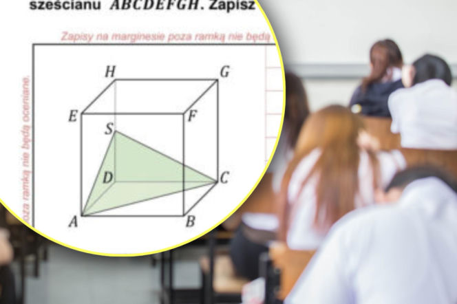 Egzamin ósmoklasisty 2026 z matematyki. Zadanie nr 18 kompletnie zbiło uczniów z tropu