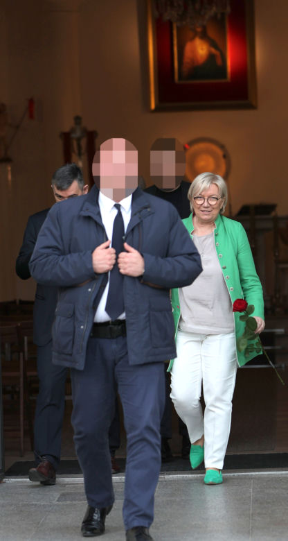 Julia Przyłębska. Z ochroną do kościoła 