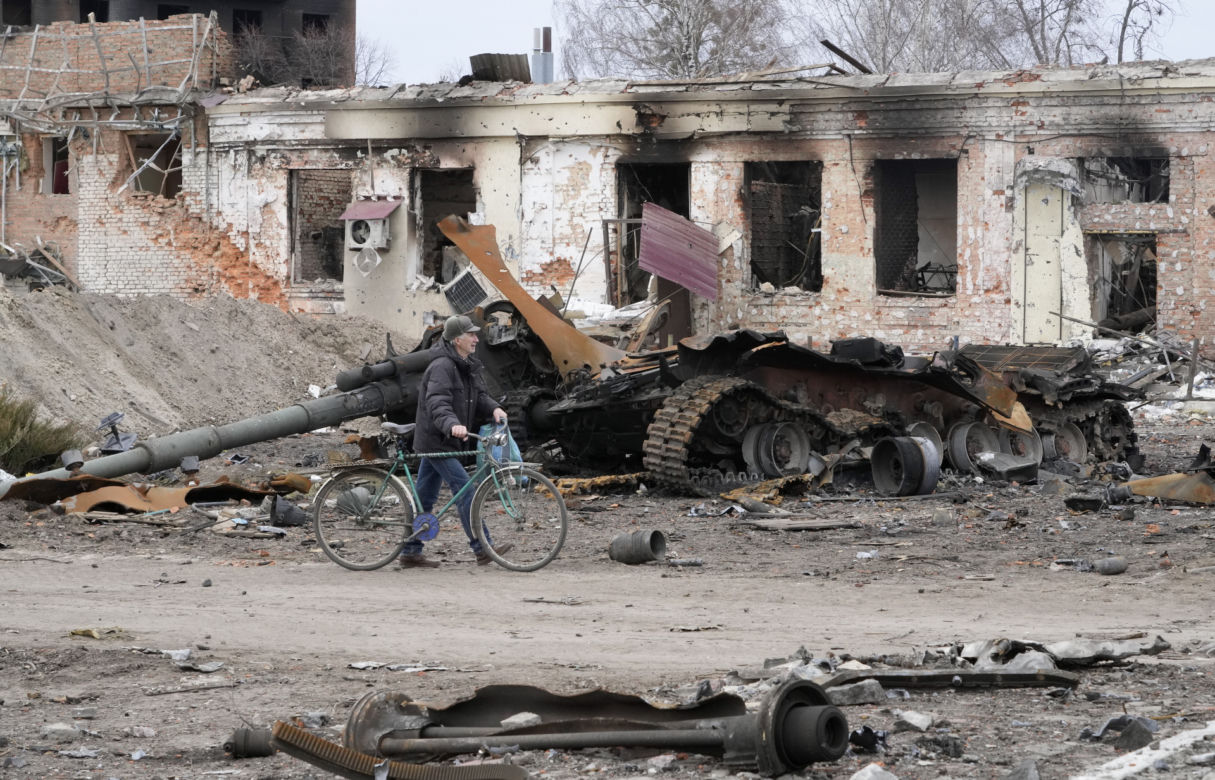 Ukraina. Zniszczenia wojenne i ofiary wsród żołnierzy rosyjskich