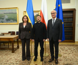 Wołodymyr Zełenski w polskim Sejmie