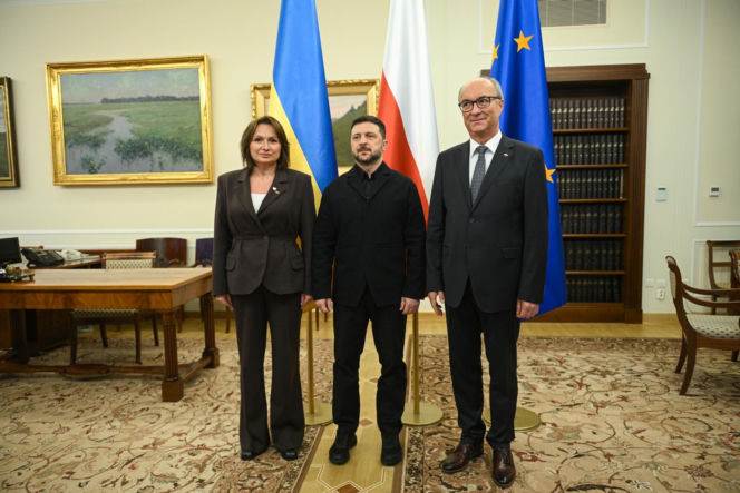 Wołodymyr Zełenski w polskim Sejmie