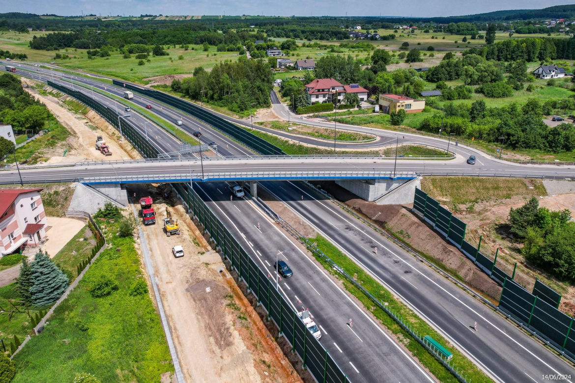 Tak wygląda zagłębiowska część nowej, ekspresowej S1 - czerwiec 2024