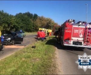 Tragiczny wypadek na Szarych Szeregów w Radomiu. Nie żyje motocyklista