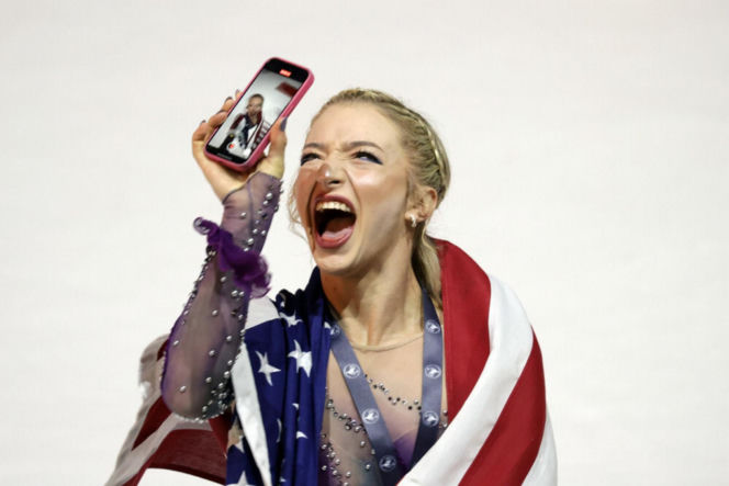 Amber Glenn zdobyła złoto dla USA, musiała zrezygnowac z mediów przez fanatyków Trumpa