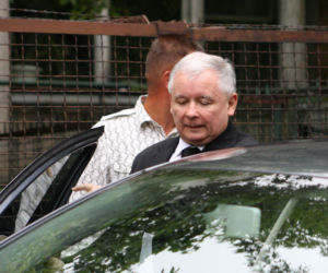 Kaczyński ucierpiał przez wichurę