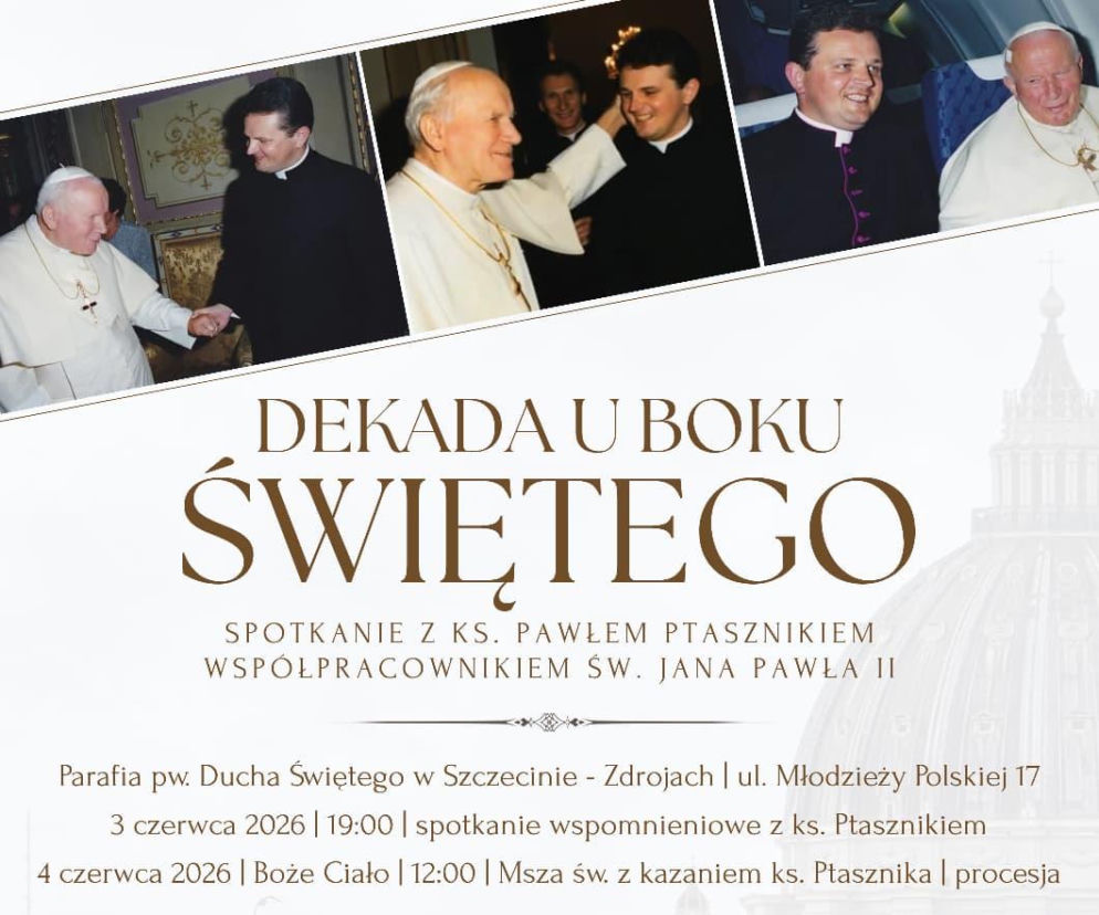 Spotkanie z ks. Pawłem Ptasznikiem w Szczecinie