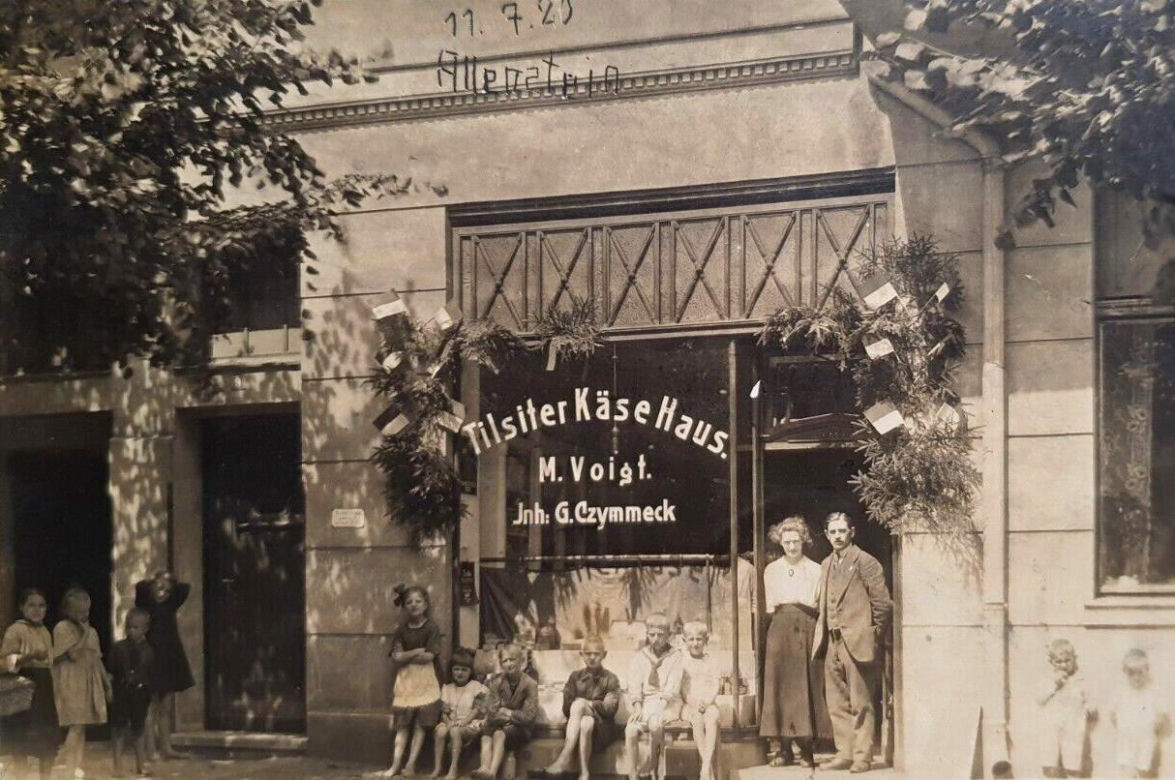 Kamienica przy Hudenburgstrasse, obecnie okolice ul. 1 Maja