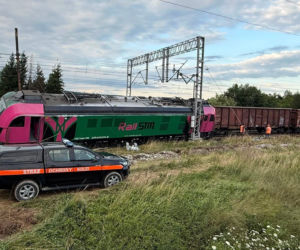 Wykolejenie lokomotywy w Zagnańsku. To nie był sabotaż, a fatalny błąd maszynisty