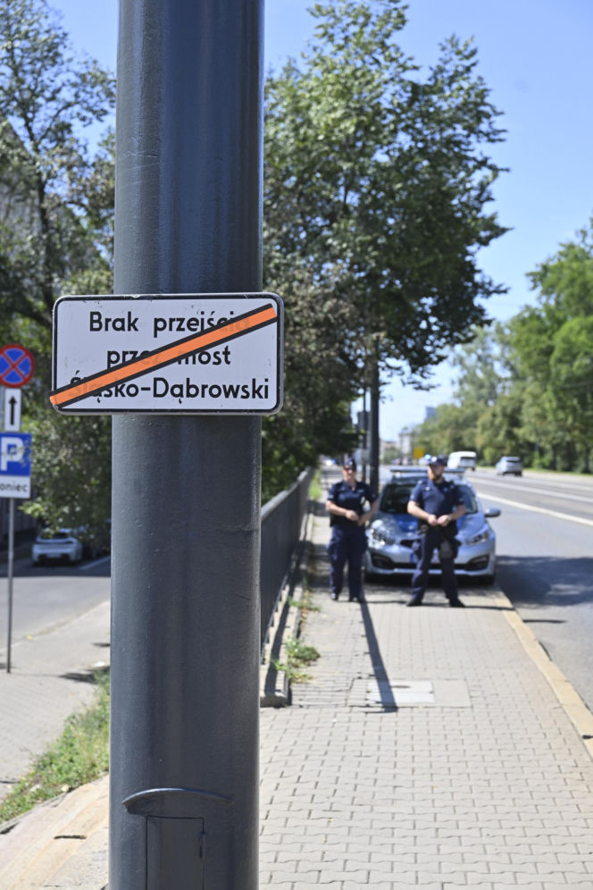 Próba defilady lotniczej w Warszawie