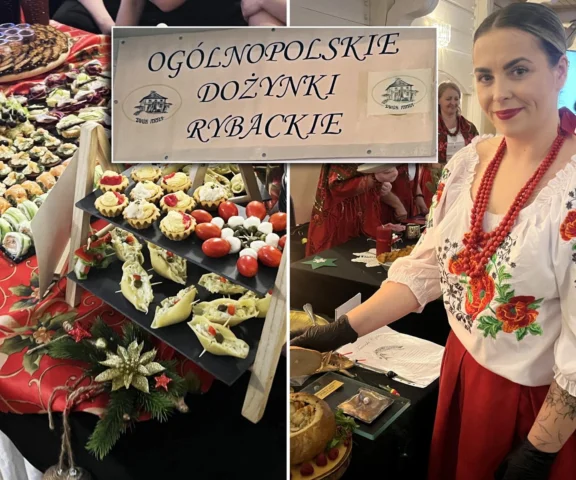 XX Dożynki Rybackie pod Lublinem. Goście ustawiali się w kolejce po rybne specjały