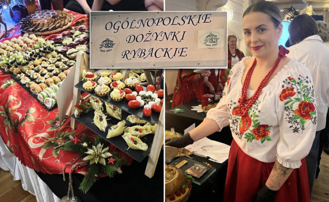 XX Dożynki Rybackie pod Lublinem. Goście ustawiali się w kolejce po rybne specjały