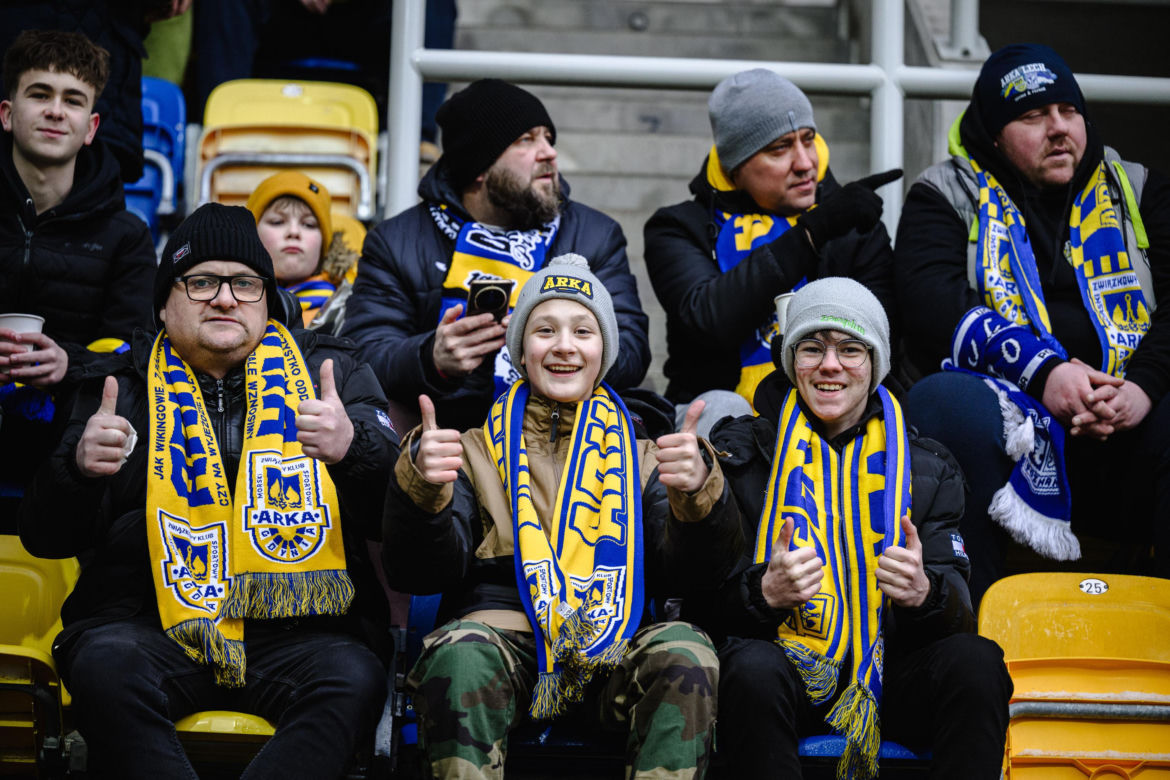Arka Gdynia - Legia Warszawa: Zdjęcia kibiców z meczu 20. kolejki PKO BP Ekstraklasy
