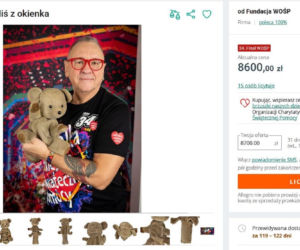 Kultowy miś z dobranocki z PRL-u na licytacji WOŚP. Cena już jest zawrotna