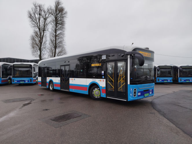 Nowe chińskie autobusy elektryczne marki Yutong w Siedlcach