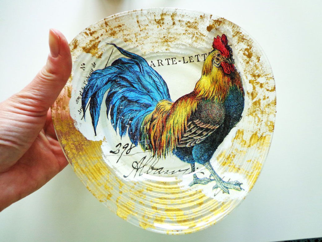 Decoupage na szkle