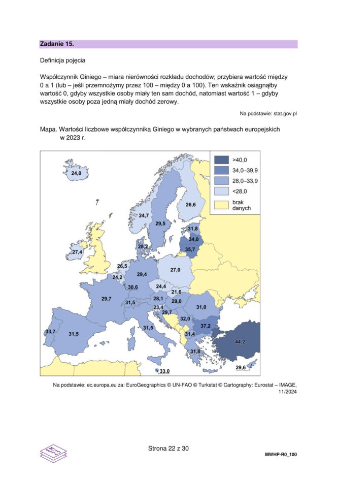Matura 2026: WOS rozszerzony 12.05.2026r. Arkusze CKE, poziom podstawowy [Formuła 2023]
