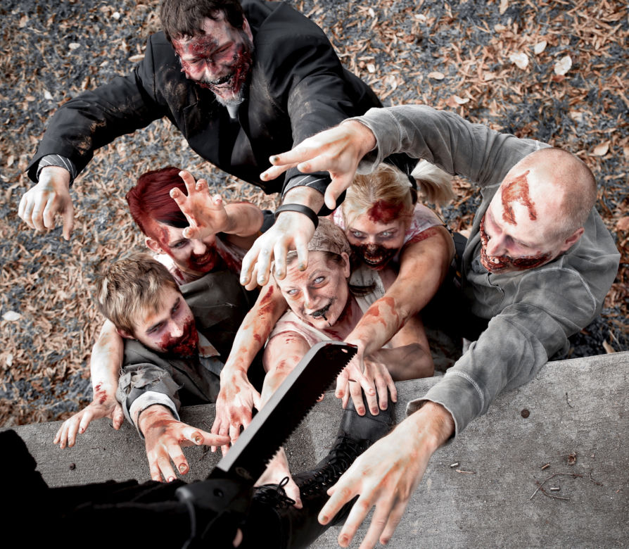 Sąsiedzi szykują się do ataku zombie