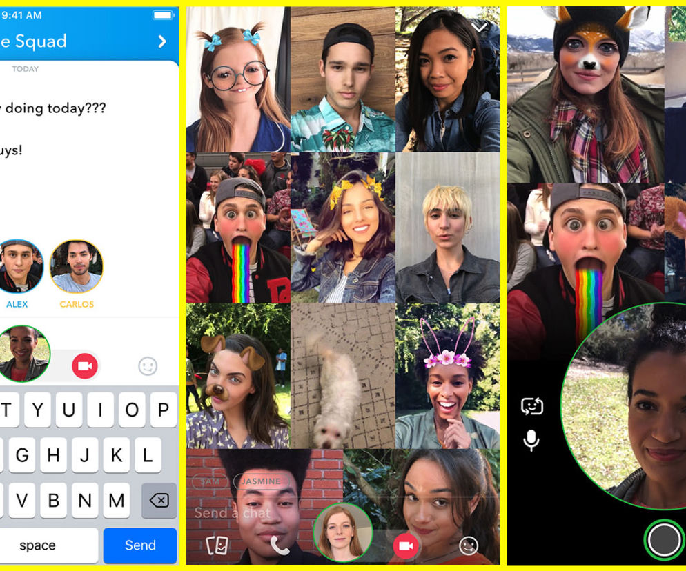 Snapchat: nowa funkcja rozmów wideo. Na czym polega?