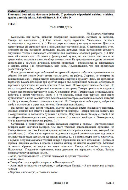 Matura 2017 język rosyjski poziom rozszerzony arkusze