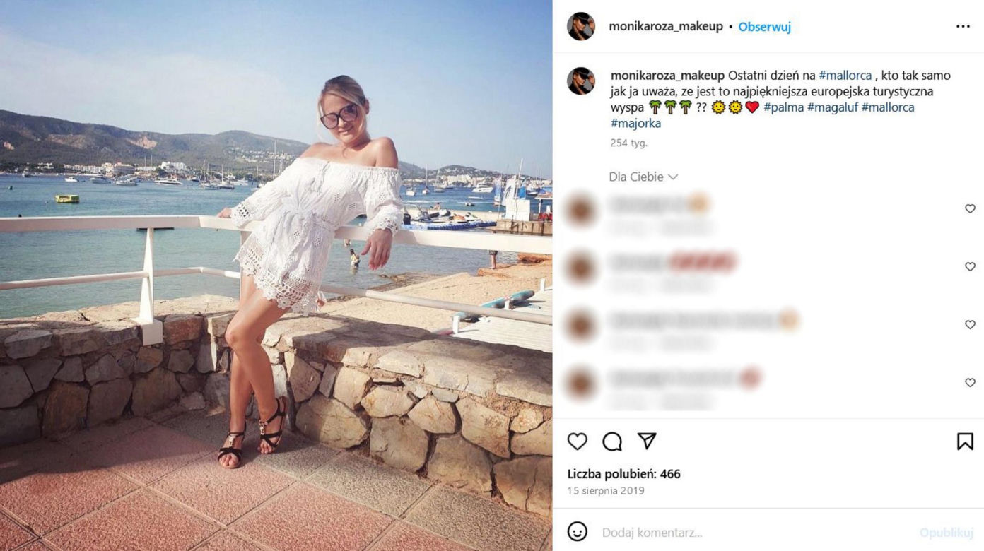 Monika Róża, makijażystka gwiazd, nie żyje