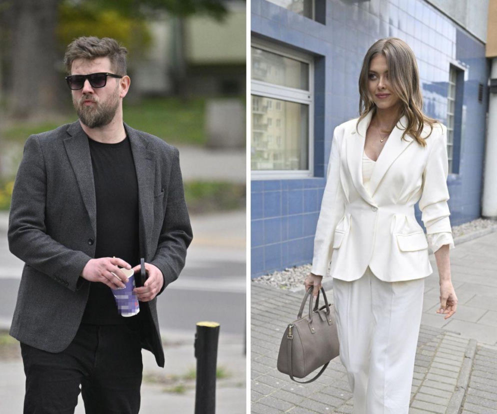 Antoni Królikowski w okularach i Joanna Opozda w białym garniturze. O ich rozwodzie przeczytasz na Eska.