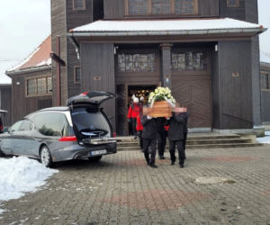 Pogrzeb górnika z kopalni Bielszowice