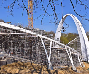Przebudowa Teatru Letniego w Szczecinie - kwiecień 2021