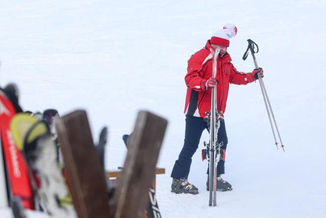 Michał Wójcik z PiS szaleje na nartach