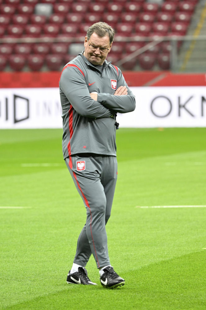 Trening reprezentacji Polski w Warszawie przed meczem z Albaną