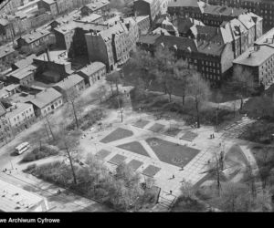 Chorzów. Plac Mickiewicza. Rok 1974