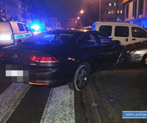 Pościg za przywłaszczonym Passatem zakończony kolizją