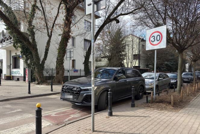 Tomasz Karolak parkuje jak król na włościach