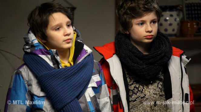 M jak miłość. Mateusz (Krystian Domagała), Antek (Jakub Jankiewicz)