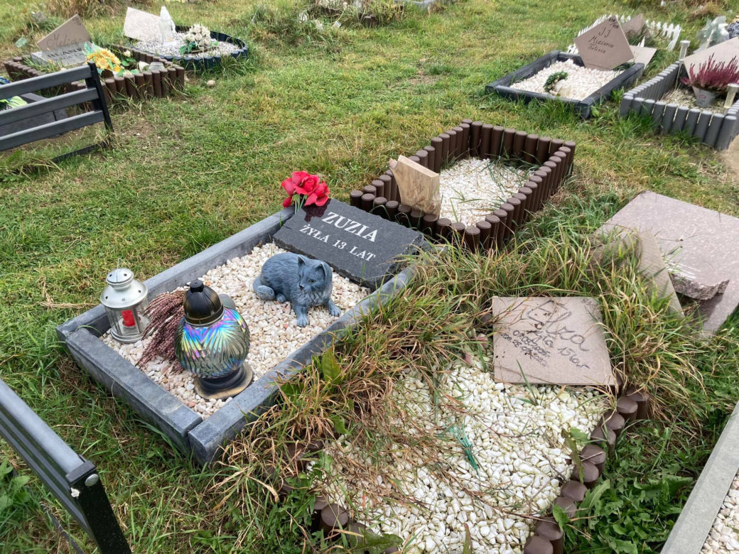 Cmentarz dla zwierząt przy Malowniczej