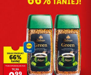 Lidl – SUPER RABATY! Kawa rozpuszczalna Green - 9,99 zł/200 g   