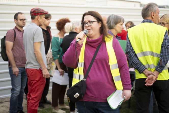 Protest w Piasecznie przeciwko Data Center